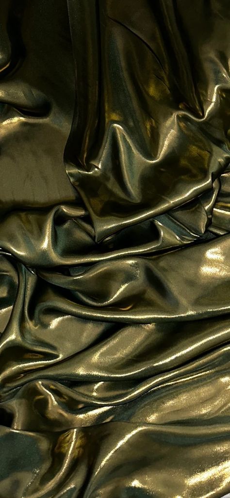 Bottle Green Gold Shimmer Satin Fabric 58'' PRICE PER METER - Etsy UK Enchantress Aesthetic, Gold Drapes, Shiny Fabric, Velour Fabric, Gold Silk, Bottle Green, Special Delivery, Colour Combinations, Green Glitter