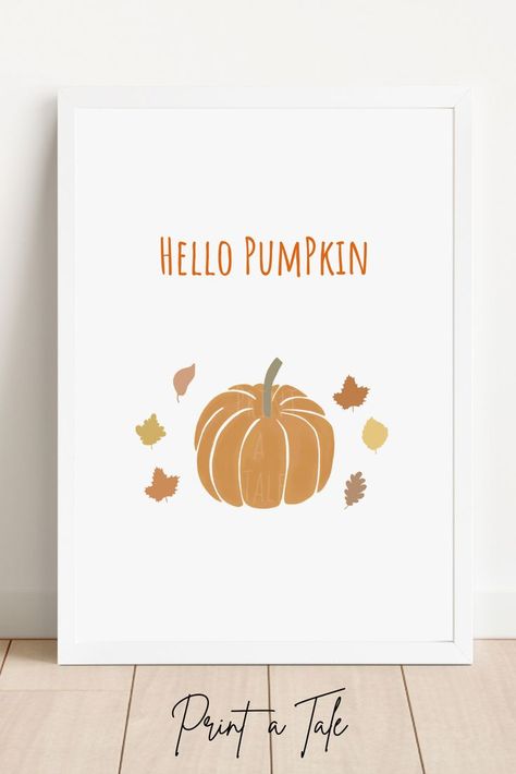 Hello Pumpkin Set of 3 Halloween Prints Pumpkin Nursery, Autumn Nursery, Nursery Decor Inspiration, Children Room Boy, Toddler Girl Room, Toddler Room Decor, Fall Decor Inspiration, Hello Pumpkin, Holiday Wall Art