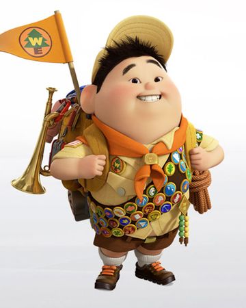 Russell | Pixar Wiki | FANDOM powered by Wikia Up Boy Scout, Disfraz Up, Russell Up Costume, Russel Up, Up Pixar, Tea Club, Wilderness Explorer, Steve Buscemi, Fantasia Disney