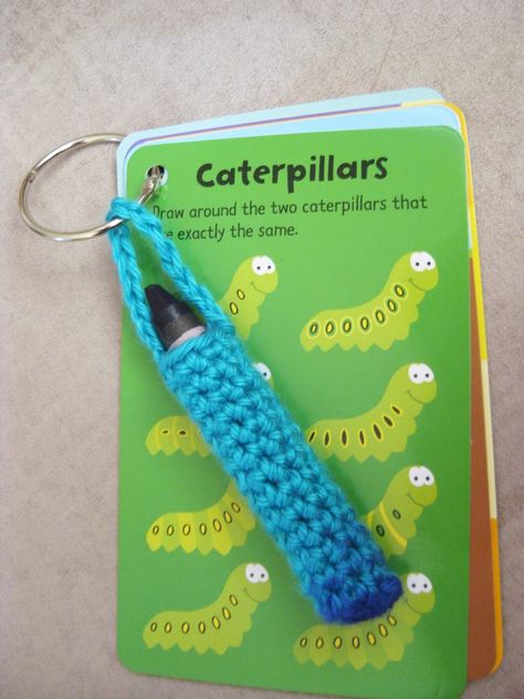 Crochet Dry Erase Eraser, Crochet Marker Holder, Crochet Pencil Chapstick Holder, Crochet Pen Holder Bookmark, Epoxy Resin Crochet Hook, Binder Ring, Crayon Holder, Having A Baby Boy, Hairpin Lace