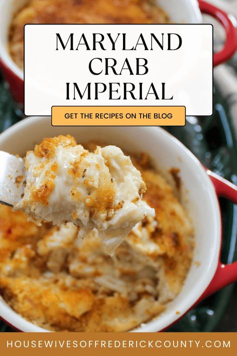 Maryland crab imperial recipe Crab Imperial Recipes, Crab And Shrimp Recipe, Crab Imperial, Crab Cake Recipes, Crab Pasta, Crab Meat Recipes, Crab Dishes, Creamy Crab, Lent Recipes