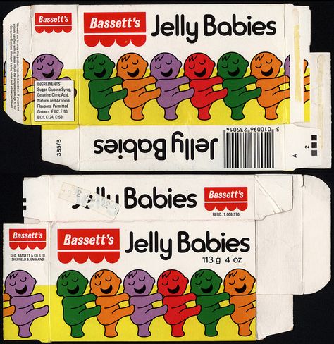 UK - Bassett's - Jelly Babies candy box - 1970's to early 1980's by JasonLiebig, via Flickr 80s Sweets, British Childhood, English Sweets, 60s Childhood, Old Sweets, 80s Childhood, Vintage Sweets, 1970s Toys, 1980s Childhood