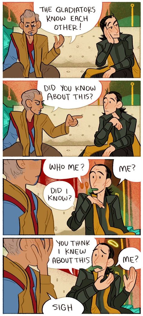 I love the Grandmaster!! Loki X Grandmaster, Couples Disney, Loki And Thor, Funny Marvel Memes, Thor And Loki, Marvel Fanart, Thor Ragnarok, Funny Marvel, Thor Loki