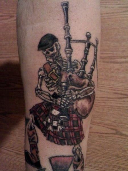 Skeleton Piper by Torrid-Doll.deviantart.com on @DeviantArt Scots Irish Tattoo, Bagpipe Tattoo, Dropkick Murphys Tattoo, Anatomical Position, Lagoon Tattoo, Scottish Thistle Tattoo, Scottish Tattoo, Scottish Tattoos, Thistle Tattoo