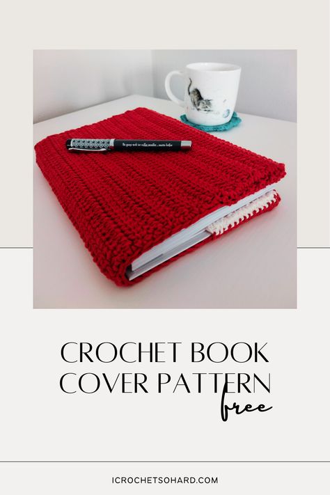 Crochet Quran Cover Free Pattern, Book Cover Crochet Free Pattern Easy, How To Crochet A Book Cover, Free Crochet Book Cover Patterns, Crochet Book Covers Free Patterns, Crochet Journal Cover, Crochet Book Cover Pattern, Crochet Bible Cover Free Pattern, Crochet Notebook Cover