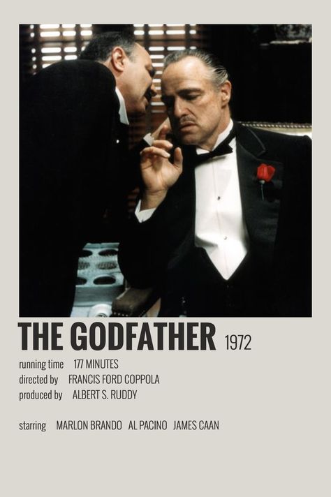 alternative minimalist polaroid poster made by @majaaplb (me) The Godfather 1972, Godfather 1972, Don Vito Corleone, James Caan, Godfather Movie, Classic Films Posters, Iconic Movie Posters, Movie Card, Film Posters Minimalist