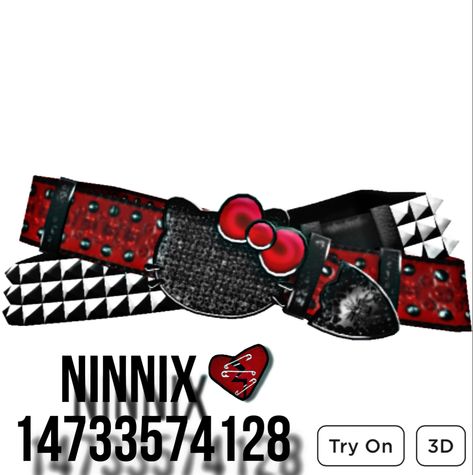 Red Accessories Roblox Code, Belt Codes Berry Ave, Berry Avenue Codes Accessories, Diy Nose Rings, Accessories Codes, Roblox Ids, Berry Avenue Codes, Spiderman Outfit, Emo Accessories