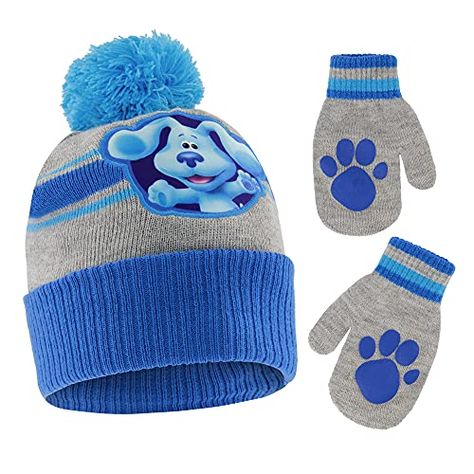 Blues Clues Characters, Boys Winter Hats, Toddler Gloves, Toddler Mittens, Kids Mittens, Toddler Beanie, Cold Weather Hats, Kid Gloves, Toddler Winter