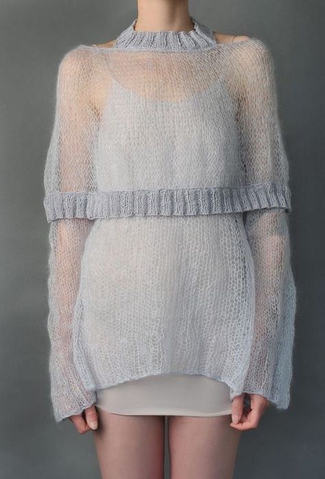 Culture Project, Crochet Cape, Cape Sweater, Knitwear Fashion, Knitwear Design, Knit Fashion, Knitting Inspiration, Contemporary Fashion, Knitting Designs