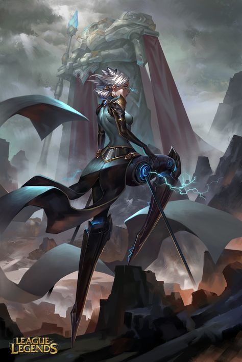 ArtStation - League of Legends—Camille, Junqi Mu Camille League Of Legends, Age Of Mythology, Zed League Of Legends, League Legends, League Of Legends Comic, Champions League Of Legends, Glowing Eyes, Heroes Of The Storm, League Of Legends Characters