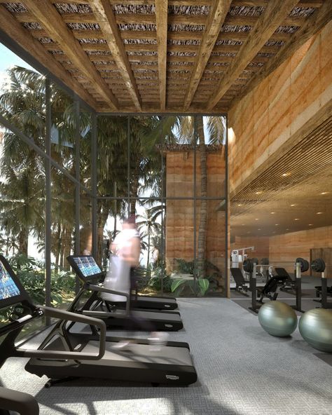 SPA | CASAMIA HOI AN :: Behance Yoga Center, Spa Center, Rammed Earth, Wellness Center, Hoi An, Spa, Gym, Architecture