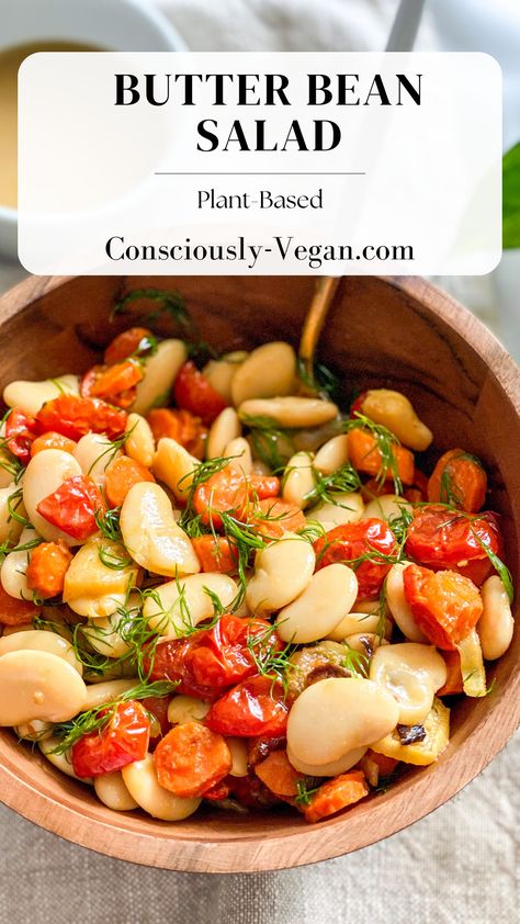 Try this delicious vegan butter bean recipe for a flavorful, creamy, and satisfying plant-based meal. #ButterBeanSalad #VeganButterBeanSalad #ButterBeanRecipes #VeganSalad #VeganRecipes Butterbean Salad, Butter Bean Salad, Mediterranean Salad Recipe, Butter Beans Recipe, Healthy Packed Lunches, Bowls Recipes, Healthy Bowls Recipes, Bean Recipe, Recipe Italian