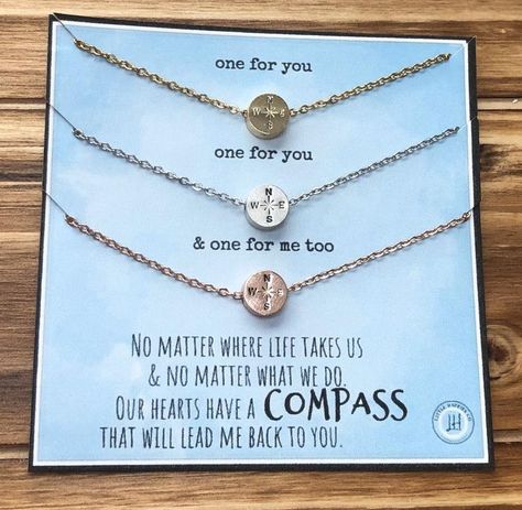 Friend Group Of Three, Three Necklace Set, Trio Necklace, 3 Best Friends, Best Friend Necklace, Three Best Friends, Cute Gifts For Friends, Friend Jewelry, Bff Necklaces