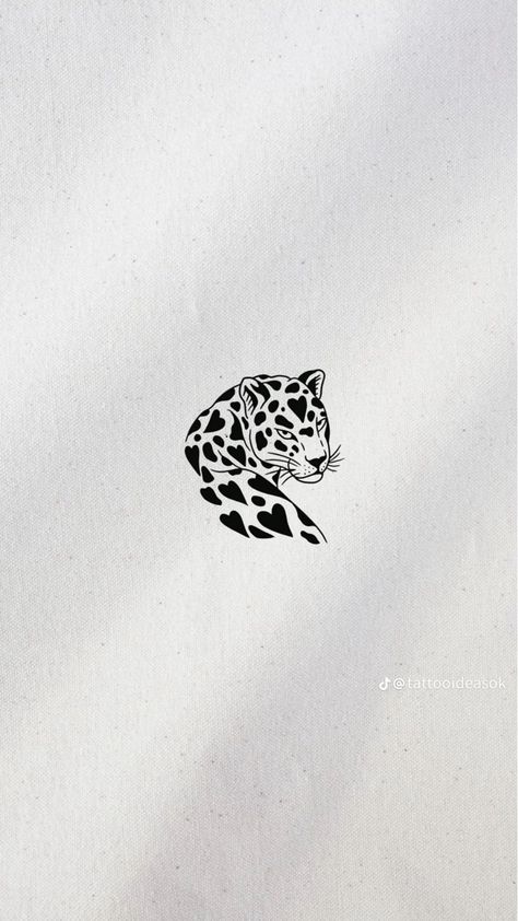 Cheetah Tattoo, Cute Tattoo Ideas, Tattoo Over Scar, Small Girly Tattoos, Leopard Tattoos, Cute Tattoo, Red Ink Tattoos, Discreet Tattoos, Girly Tattoos