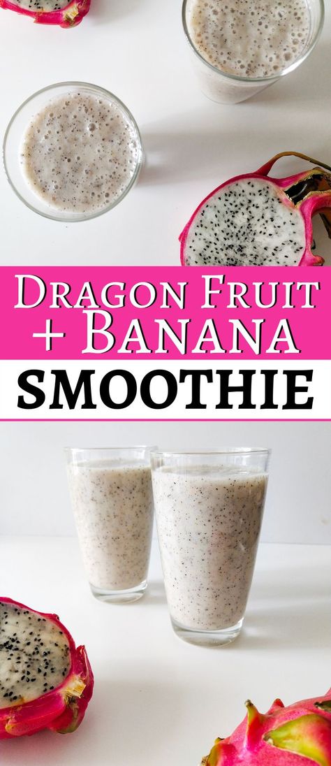 Dragon Fruit Smoothie Recipe, Dragonfruit Recipes, Amazing Drinks, Smoothie Breakfast, Dragon Fruit Smoothie, Smoothie Healthy, Raspberry Smoothie, Healthy Drink, Pineapple Smoothie