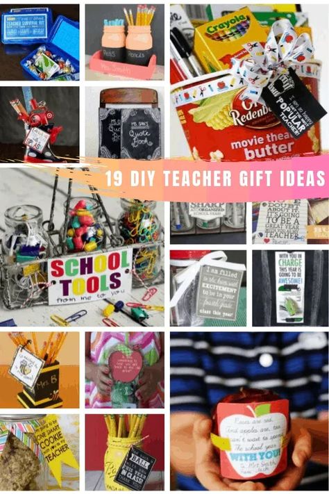 So many fun back to school teacher gift ideas and printable labels to show your appreciation from the 1st day! #teachergift #backtoschool Teacher First Day Gift, Teacher Appreciation Ideas, Ideas For Teachers, Teacher Appreciation Printables, Diy Back To School, Appreciation Ideas, Teachers Diy, School Teacher Gifts, Diy Teacher Gifts