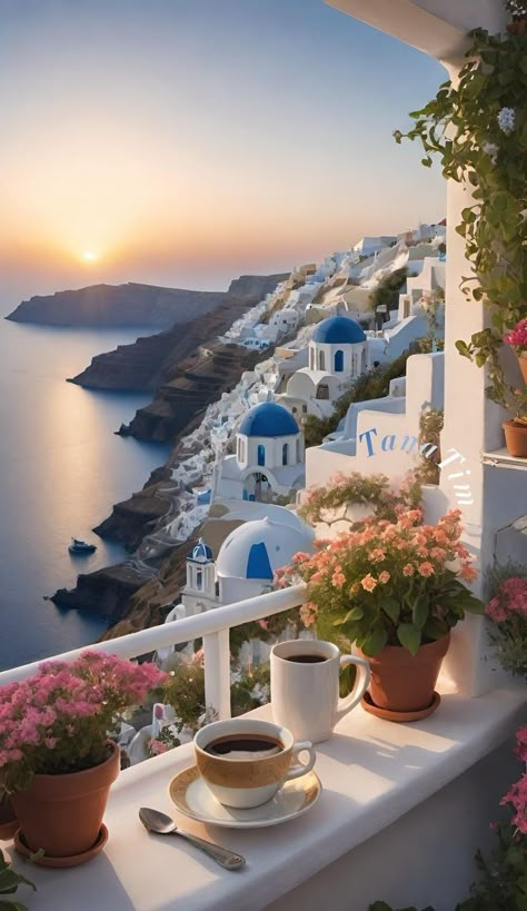 Santorini Cafe, Greece Wallpaper, Estonia Tallinn, Grecia Santorini, Mediterranean Travel, Greece Vacation, Italy Aesthetic, Dream Travel Destinations, Dream Holiday