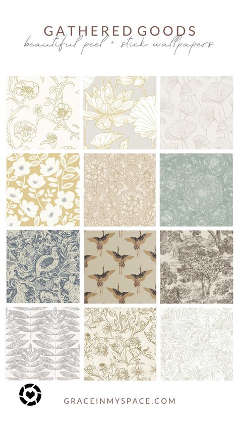 Tone On Tone Wallpaper, Mood Board Design, Earthy Tones, Earth Tones, Beautiful Wallpapers, Peel And Stick Wallpaper, Mood Board, Room Design, I Shop