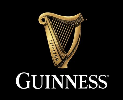 guinness_logo Guinness Logo, Irish Harp, Irish Beer, Guinness Beer, Beer Logo, Bar Stools With Backs, Beer Brands, Best Beer, Logo Design Trends