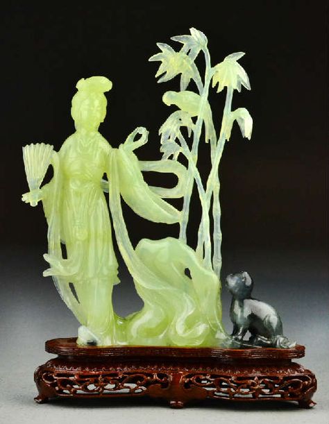 Chinese Qing Jade Figural Sculpture Jade Sculpture, Jade Jewelry Chinese, Carved Gemstones, Chinese Jade Pendant, Jade Sculpture Chinese, Chinese Jade, Chinese Turqouise Blue Ceramic Figurines, Carved Jade, Asian Antiques