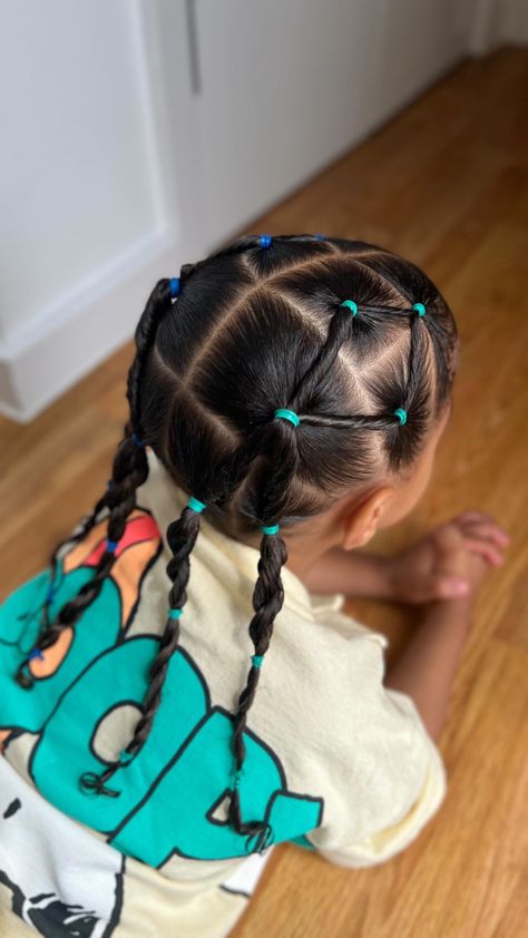 Protective Hairstyles For Mixed Kids, Curly Hairstyle For Kids, Mixed Girl Hairstyles Toddler, Mixed Kid Hair Styles, Mixed Girls Hair Styles, Hairstyles For Mixed Curly Hair Kids, Mixed Curly Hairstyles Kids, Mixed Toddler Girl Hairstyles, Hair Styles For Curly Hair Kids