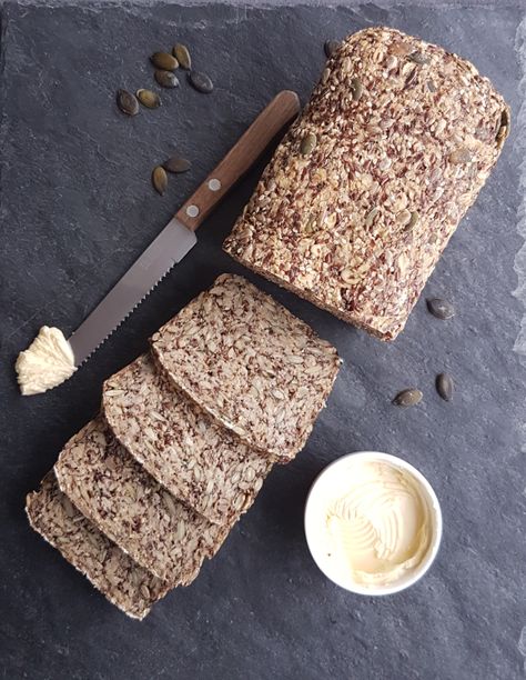 Norwegian Health Bread – The Cooking Spoon Nordic Seed Bread, Scandinavian Seed Bread, Rustic Cooking Recipes, Gluten Free Norwegian Recipes, Scandinavian Bread Recipes, Nordic Bread Recipe, Vegan Seed Bread, Bread Spices, Scandinavian Bread