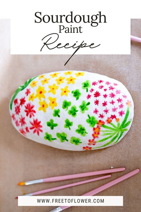 Gift of food – sourdough bread is a great gift, a painted loaf of sourdough is even better! Sourdough Paint Recipe, Bread Paint Recipe, How To Paint Sourdough Bread, Painting Sourdough, Painted Sourdough Bread, Sourdough Painting, Bread Paint, Bread Painting, Painted Bread