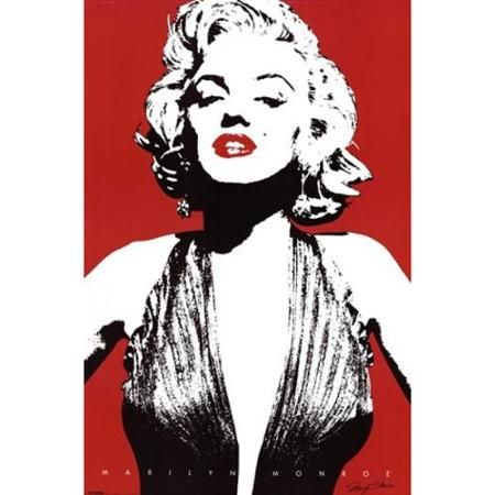 Marilyn Monroe - Red Poster Print (24 x 36) - Walmart.com Marilyn Monroe Wall Art, Images Pop Art, Marilyn Monroe Pop Art, Pop Art Lips, Marilyn Monroe Artwork, Marilyn Monroe Poster, Marilyn Monroe Art, Laser Tag, Norma Jean