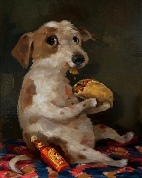 Arte Peculiar, Whimsical Illustration, Dog Paintings, Cute Animal Drawings, Funky Art, Whimsical Art, 귀여운 동물, 그림 그리기, An Artist