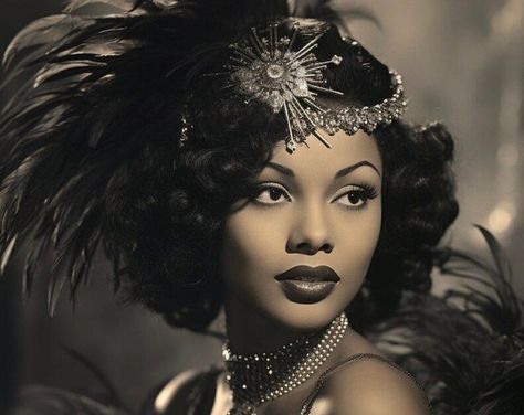 KingdomwearStyle - Etsy UK 1920s Glamour, Harlem Nights, 1920s Hair, Pelo Afro, Vintage Black Glamour, Black Hollywood, 1920s Fashion, Birthday Photoshoot, Vintage Hollywood