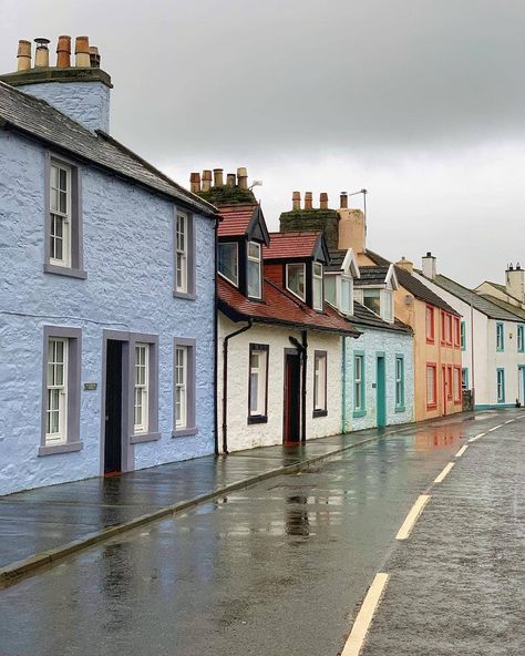 VisitScotland on Instagram: “Even on a dreich day, the Isle of Whithorn is still bursting with charm ☔🎨 This wee village in Dumfries and Galloway is one of the most…” Scotland Aesthetic, Galloway Scotland, Ireland Road Trip, Rain Or Shine, The Isle, Scotland Travel, Brave, Scotland, Road Trip