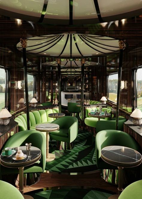 The Orient Express, Santa Helena, Modular Chair, Train Theme, Art Deco Bar, Luxury Train, Large Beds, Orient Express, Vintage Train