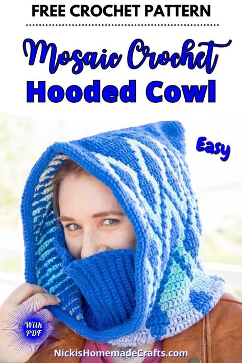 Crochet Hooded Cowl Pattern, Hooded Cowl Crochet Pattern, Hooded Cowl Pattern, Hooded Cowl Scarf, Crochet Hooded Cowl, Winter Crochet Patterns, Crochet Cowl Free Pattern, Crochet Hooded Scarf, Crochet Hood