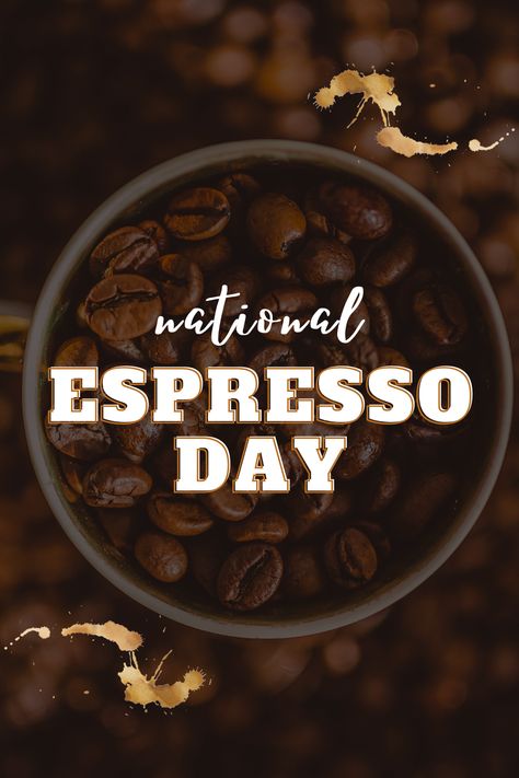 Celebrate National Espresso Day! Pixel Llama, Espresso Love, Espresso At Home, Italian Espresso, Ground Coffee Beans, Tasting Party, Maker Shop, Htv Vinyl, Sticker Designs