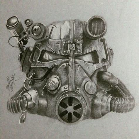 T-45 Power Armor Helmet Fallout Power Armor Tattoo, T-45 Power Armor, Fallout Power Armor Art, Fallout Helmet, Fallout 4 Armour, Fallout Tattoo, Fallout Power Armor, Fallout Wallpaper, Fallout Posters