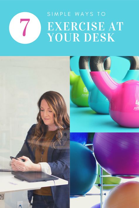 Exercise At Your Desk, Jogging In Place, Desk Workout, Work Cubicle, Office Exercise, Desk Job, Resistance Workout, Organized Mom, Move Your Body