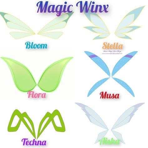 #winxclub #magicwinx Winx Club Wings, Winx Wings, Winx Base, Fairy Wings Aesthetic, Cartoon Wings, Wind Club, Winx Cosplay, Magic Wings, Pig Tattoo