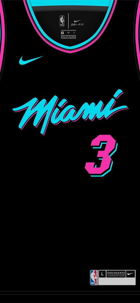 Minimal Miami Vice Jersey Mobile Album on Imgur #DwyaneWade #SportCelebrity #BasketballCelebrity #UnitedStates #iPhoneXWallpaper Miami Wallpaper, Lakers Wallpaper, Jersey Wallpaper, Nba Basketball Art, Bola Basket, Hype Wallpaper, Nba Miami Heat, Nba Art, Hypebeast Wallpaper