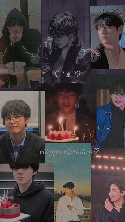 #taehyung #bts #btstae #btstaehyung #happybirthdaytaehyung Kim Taehyung Aesthetic Birthday, Kim Taehyung Happy Birthday Wallpaper, Taehyung Birthday Wallpaper, Taehyung Birthday Picture Aesthetic, V Birthday Photo, Thv Birthday, Bts V Aesthetic Pics, Bts V Birthday Photo, V Birthday Pic