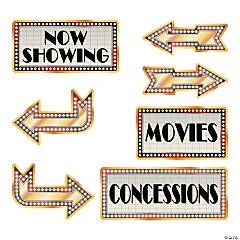 Hollywood Marquee Sign, Now Showing Movie Sign, Now Showing Sign, Playroom Renovation, Movie Marquee Sign, Movie Night Decor, Movie Poster Marquee, Movie Theater Theme, Oscars Theme Party