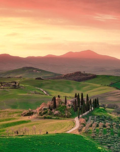 Tuscany Vineyard, Italy Countryside, Tuscany Travel, Medieval Town, Tuscany Italy, Beautiful Places To Visit, Most Beautiful Places, Wonderful Places, Beautiful Landscapes