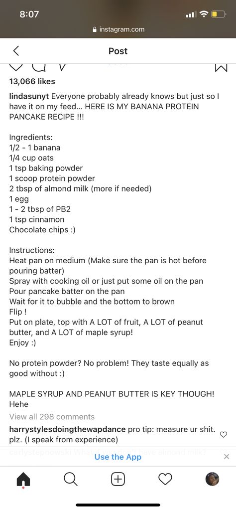 Linda Sun’s Protein Pancake Recipe Linda Sun Pancakes, Linda Sun Recipes, Linda Sun, Healthy Protein Pancakes, Protein Pancakes Recipe, Banana Protein Pancakes, High Protein Pancakes, Diet Diary, Seafood Diet