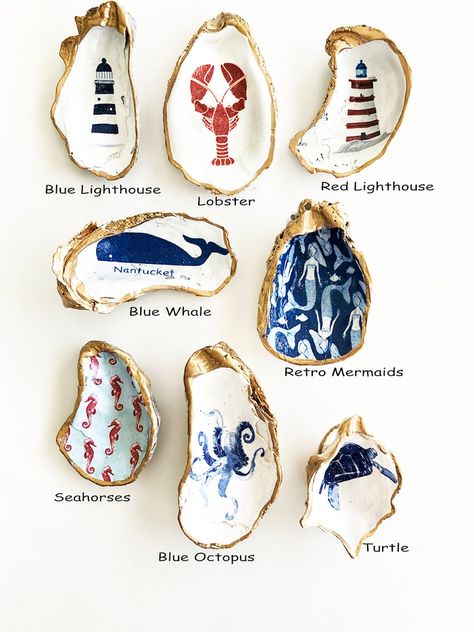 Oyster Shell Crafts, Art Coquillage, Shell Crafts Diy, Painted Shells, Oyster Shells, Seashell Art, Jolly Roger, Beach Crafts, Seashell Crafts