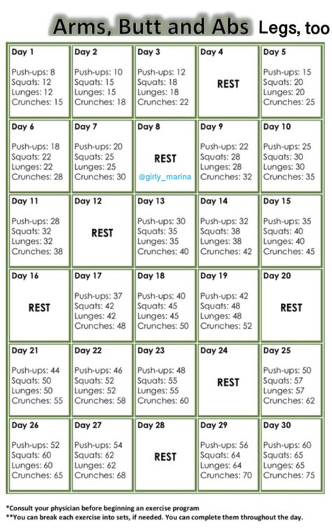 30 Day Ab Workout, Flat Stomach Diet, 30 Day Abs, Workout Bauch, Month Workout, Squat Challenge, 30 Day Fitness, Workout For Flat Stomach, 30 Day Workout Challenge