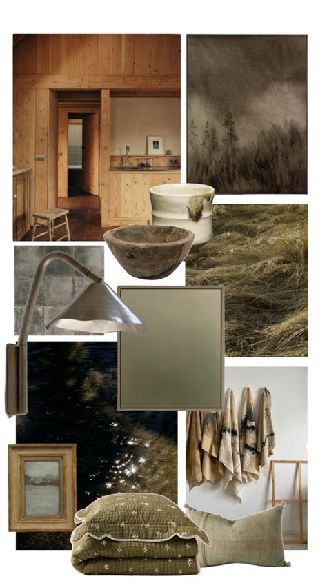 Interior design mood board Home Mood Board, Warm Inviting Home, Bedroom Mood Board, Fall Interior Design, Cabin Living Room, Design Mood Board, Cabin Living, Interior Design Mood Board, Inviting Home