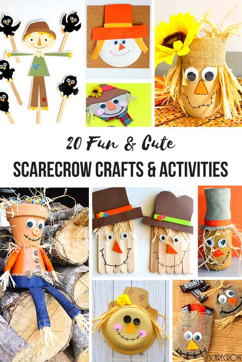 Craft Ideas For Women, Scarecrow Activities, Diy Stressball, Scarecrow Crafts, Crafts And Activities For Kids, Easy Craft Ideas, Sand Crafts, Adult Crafts, Harvest Season