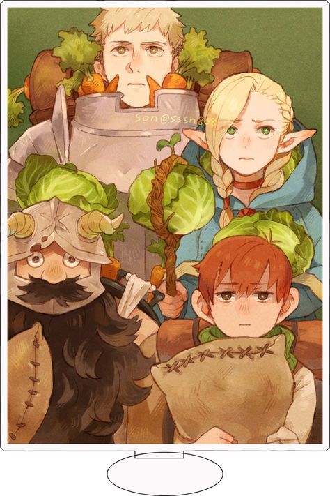 Kawaii Anime Fans Gifts HD Character Delicious in Dungeon Marcille Laios Senshi Chilchuck Falin Dungeon Anime, Delicious In Dungeon, Poses References, Art Plastique, Anime Shows, Anime Fanart, Sailor Moon, Dungeons And Dragons, Cartoon Art