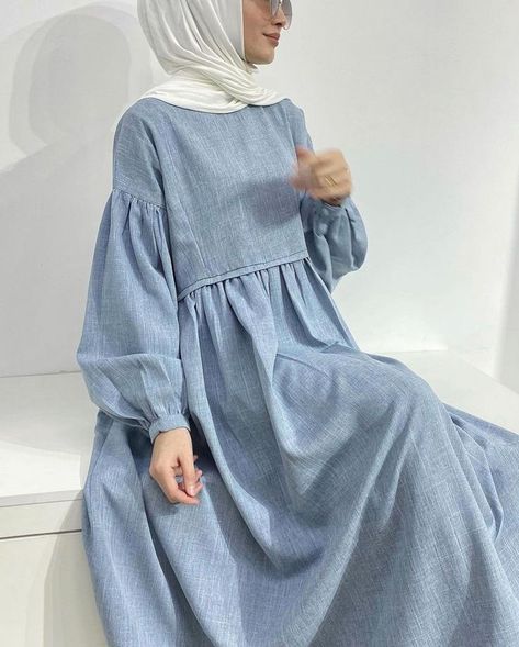 Muslim Fashion Dress Modern, Muslimah Fashion Casual, Moslem Fashion, Modest Fashion Hijab, Hijabi Fashion Casual, Mode Abaya, Modest Dresses Casual, Muslim Fashion Hijab, Fashion Muslim