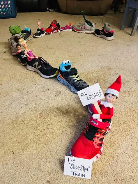 Fun Places To Put Elf On The Shelf, Elf Moving Ideas, Elf On The Shelf Ideas 2 Elfs, Elf On The Shelf Ideas For 4 Elves, Fun Interactive Elf On The Shelf Ideas, Elf Ideas For Coming Back, Cool Elf Ideas, Elfo Travieso Ideas, Elf Baseball Ideas