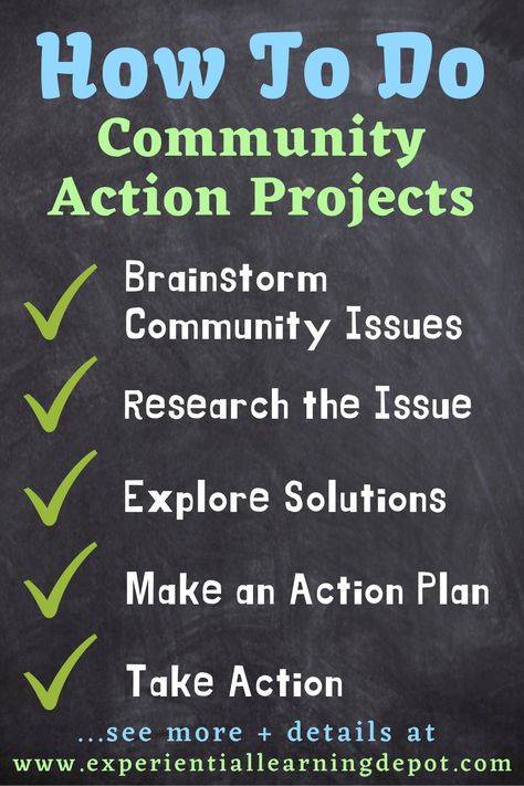 Community Awareness Activities, Community Impact, Community Relations, Community Development Projects, Community Projects, Service Learning Projects For Elementary, Action Learning Approach, Community Engagement Ideas, Fccla Projects Community Service